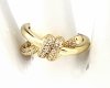 Goldring 17,00 mm. vergoldete Verlobung Xuping