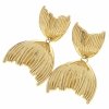 goldene Ohrringe aus Edelstahl