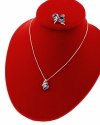 Swarovski vergoldete Halskette 18 Karat Weißgold