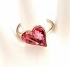 Goldring 16,60 mm. vergoldete Verlobung Xuping