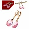 exklusive swarovski vergoldete ohrringe