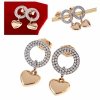 exklusive swarovski vergoldete ohrringe