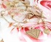 ARMBAND GOLD CELEBRITY EDELSTAHL