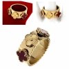 Ring 19,00 mm, goldener Edelstahl