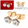 exklusive swarovski vergoldete ohrringe