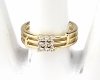 Goldring 18,60 mm. vergoldete Verlobung Xuping