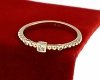 Goldring 18,60 mm. vergoldete Verlobung Xuping