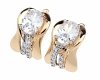 exklusive swarovski vergoldete ohrringe