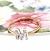 Ring 16,60 mm, goldener Edelstahl