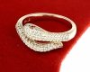 Goldring 18,60 mm. vergoldete Verlobung Xuping