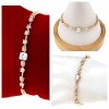 Armband aus 18 Karat vergoldetem Gold