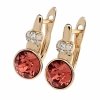 exklusive swarovski vergoldete ohrringe