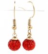 gold earrings made of stainless steel