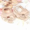 gold plated earrings with exclusive cubic zirconia