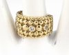 gold ring 18,60mm. gold-plated engagement xuping