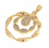 18k gold plated set pendant earrings xuping