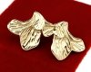 gold earrings made of stainless steel