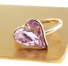 gold ring 18,00mm. gold-plated engagement xuping