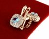 exclusive swarovski gold-plated earrings