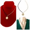 GOLD CHAIN NECKLACE celebrity STAINLESS STEEL