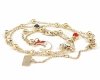 GOLD CHAIN NECKLACE celebrity STAINLESS STEEL