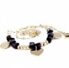 BRACELET GOLD CELEBRITY STAINLESS STEEL