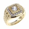 gold ring 18,60mm. gold-plated engagement xuping