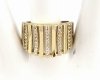 gold ring 18,60mm. gold-plated engagement xuping