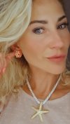 gold earrings made of stainless steel