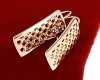 exclusive swarovski gold-plated earrings