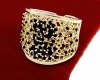 gold ring 17,00mm. gold-plated engagement xuping