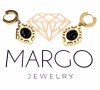 gold earrings made of stainless steel