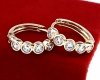 exclusive swarovski gold-plated earrings