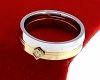ring 19,00mm gold stainless steel