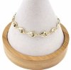 gold bracelet for a gold-plated leg