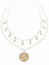 GOLD CHAIN NECKLACE celebrity STAINLESS STEEL
