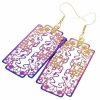 EARRINGS SILVER STAINLESS STEEL CELEBRITY