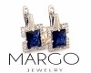 gold plated earrings with exclusive cubic zirconia