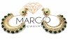 gold earrings made of stainless steel