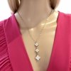 GOLD CHAIN NECKLACE celebrity STAINLESS STEEL