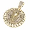 gold pendant 18k shiny xuping