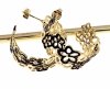 gold earrings made of stainless steel