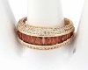 gold ring 18,60mm. gold-plated engagement xuping