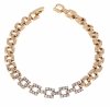 gold bracelet for a gold-plated leg