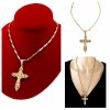 GOLD CHAIN NECKLACE celebrity STAINLESS STEEL