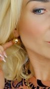gold plated earrings with exclusive cubic zirconia