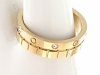 ring 17,60mm gold stainless steel