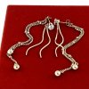 gold earrings made of stainless steel