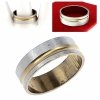 ring 19,00mm gold stainless steel