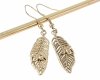 gold earrings made of stainless steel